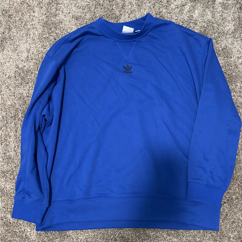 Adidas Men's Blue Sweater